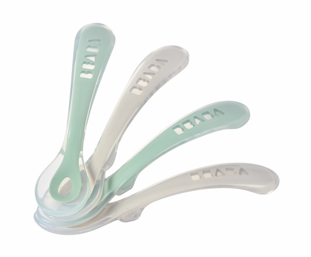 Beaba | Lepel Soft 2e Leeftijd Velvet Grey/Sage Green +8M 