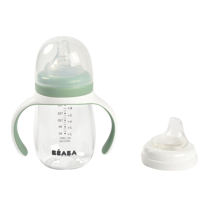 Beaba | Drinkbeker Evolutieve 2-in-1 Oefenbeker Sage Groen 210ml