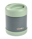 Beaba | Thermosfles Rvs Food Jar Mineral Grey/Sage Green 300ml 