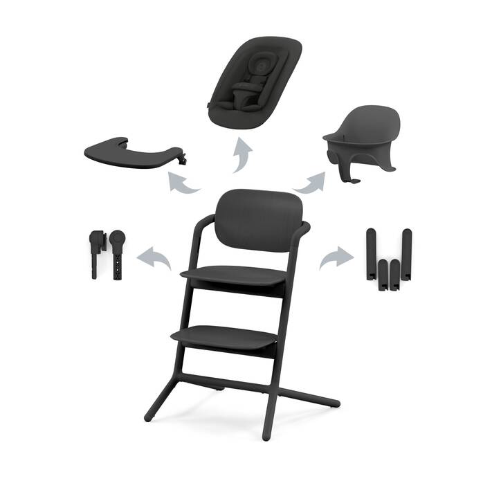 Cybex | Eetstoel Lemo 4in1 Stunning Black