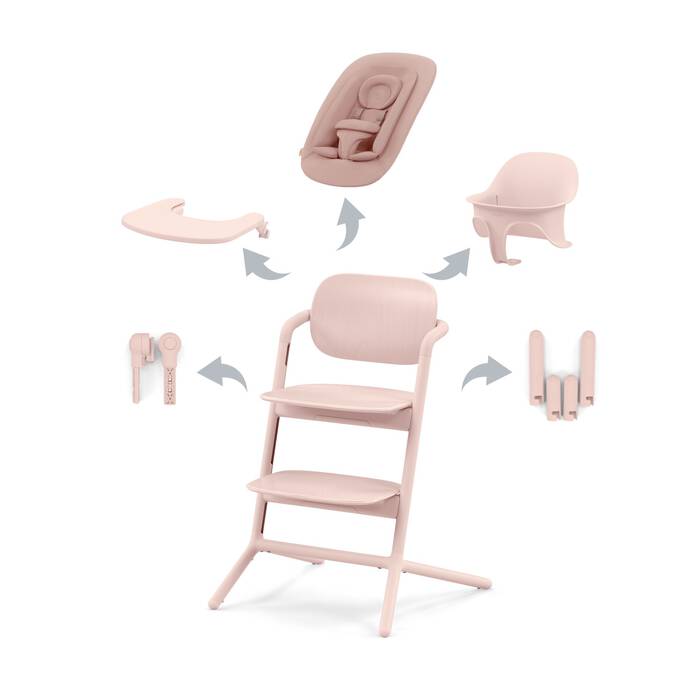 Cybex | Eetstoel Lemo 4in1 Pearl Rose