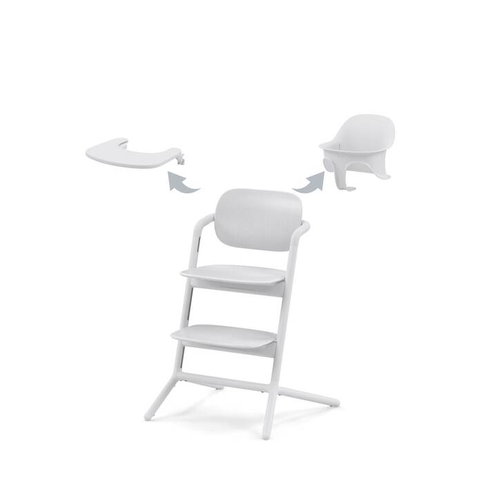 Cybex | Eetstoel Lemo 3in1 Set All White 