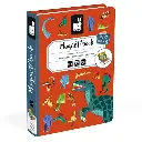 Janod magneetboek Dinosaurussen 50st 3-8jr