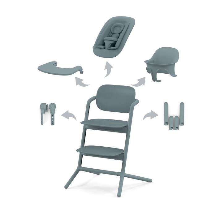 Cybex | Eetstoel Lemo 4in1 Stone Blue