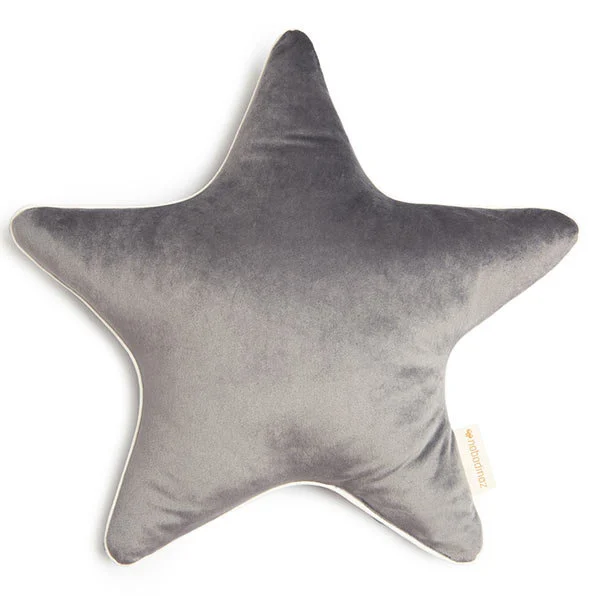 Nobodinoz | Sierkussen Ster Aristote Slate Grey 