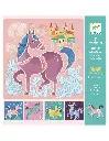 Djeco | Tekenen Paarden Sjablonen 