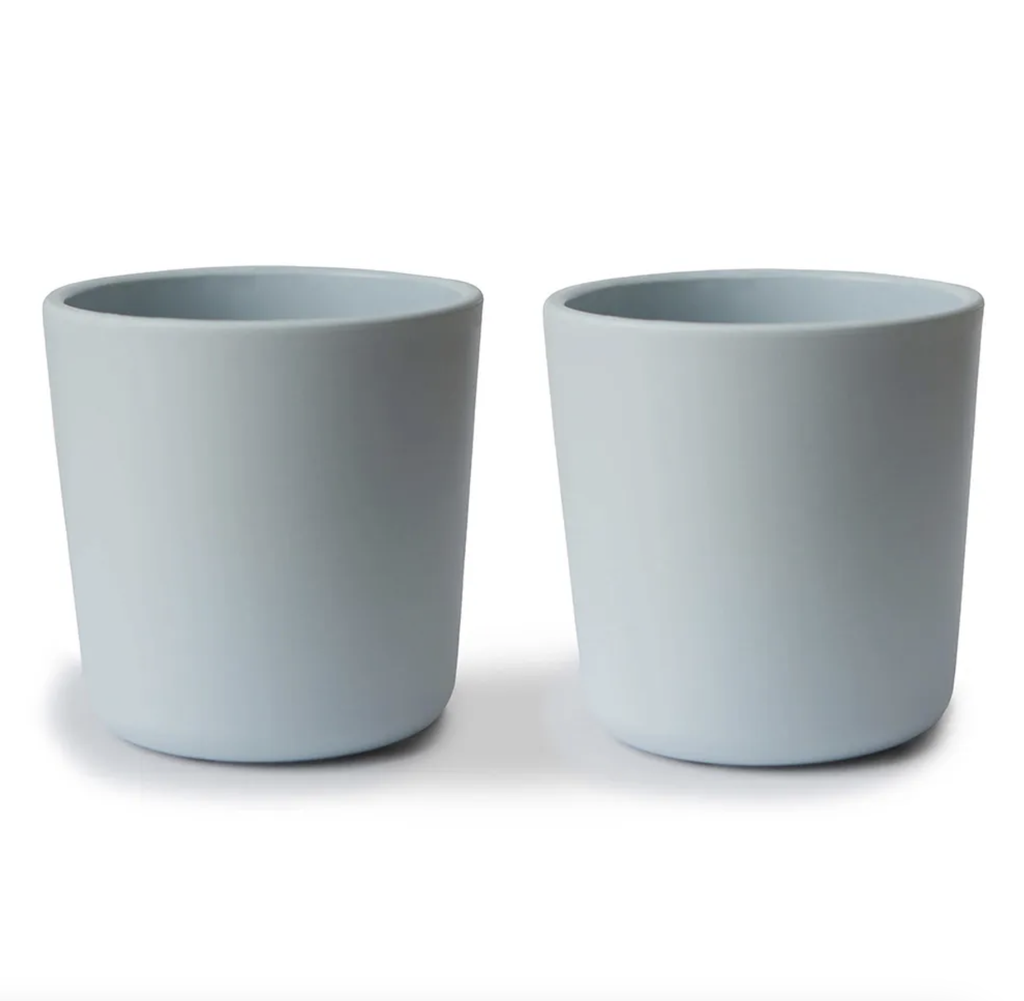 Mushie drinkbekers set van 2 - Powder blue