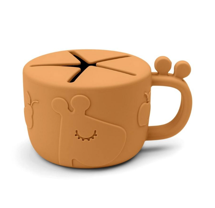 Done by Deer | Bewaarpotje Peekaboo Snackbeker Raffi Mustard