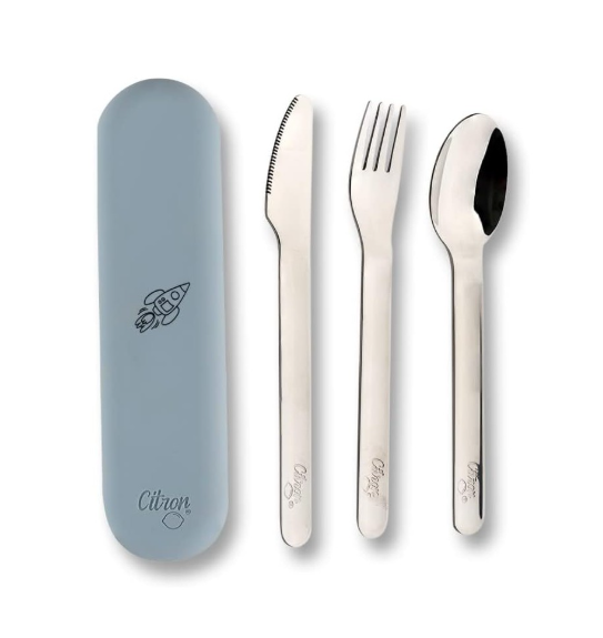 Citron | Bestek Dusty Blue 3-delig