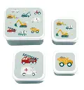 A Little Lovely Company lunch & snack box set Voertuigen