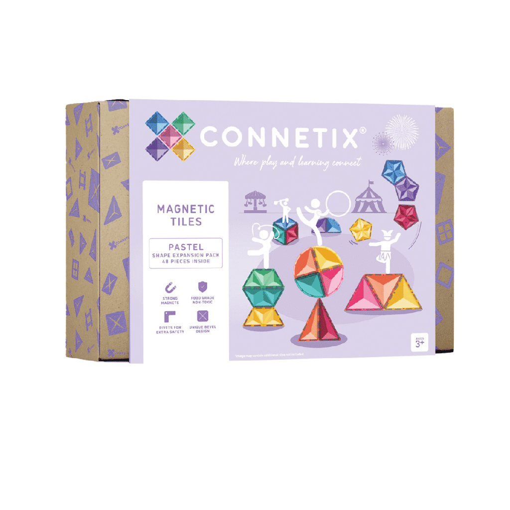 Connetix Tiles | Magnetische Blokken Shape Expansion Pastel  Pack 48st