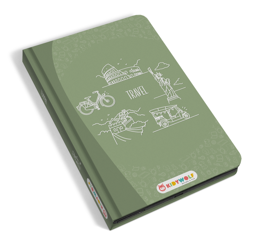 Kidywolf | Tekentablet Kidydraw Mini Travel Green