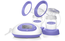 Lansinoh | Borstkolf 2 in 1 Electr. Borstpomp Incl fles: 2x160ml Flex Borstschelp Instelb. Zuigkracht