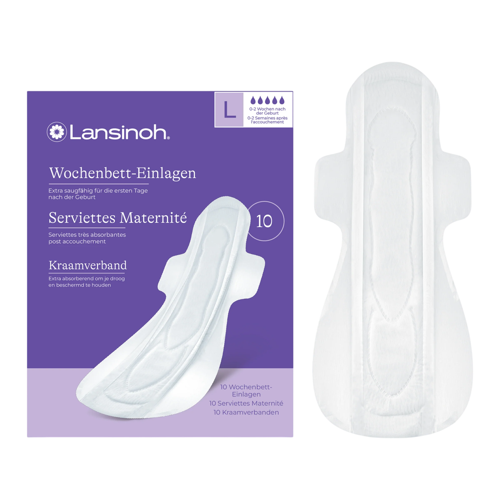 Lansinoh | Na De Bevalling Kraamverband Absorberend Maat 2 12-pack