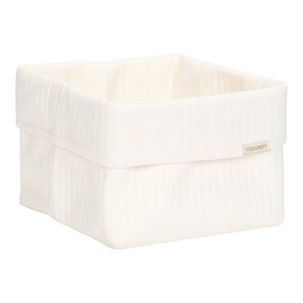 Little Dutch | Verzorgingsmand Pure Soft White 15x15cm