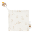 KNUFFELDOEK, Newborn Naturals, baby bunny, wit/ecru, aop konijntjes, textiel, vanaf 0 maand