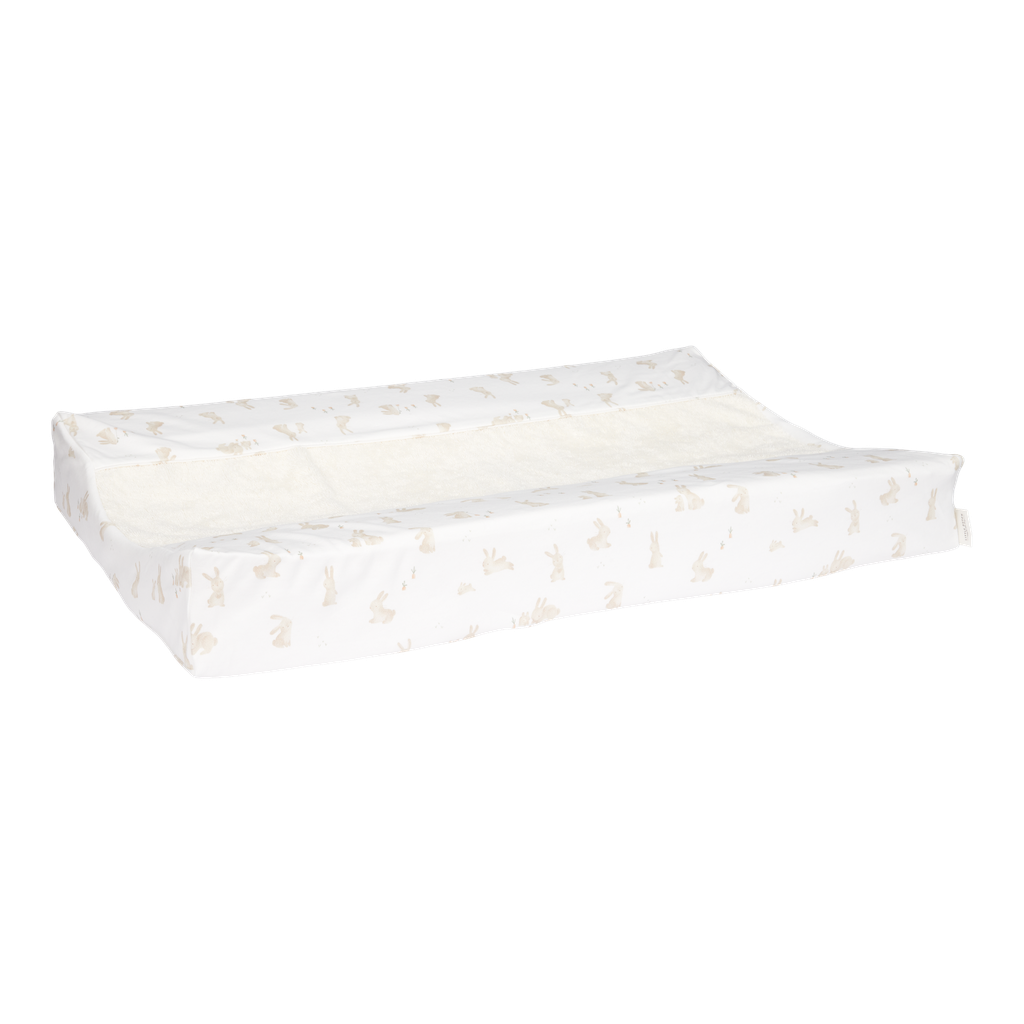 Little Dutch | Waskussenhoes Newborn Naturals Baby Bunny Wit/Ecru