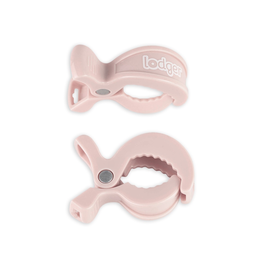 Lodger | Doekenklem Swaddle Clip Blush 2-pack