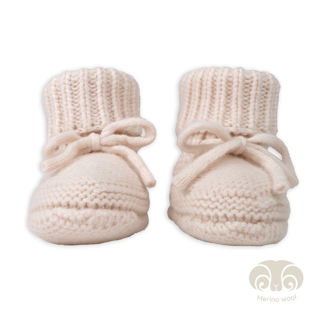 Lodger | Babyslofjes Merino Wol Birch 0-6M