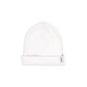 MUTS, Seersucker, cloud dancer, M:50-68, 0-6 m, boys/girls, wit, Beanie, uni/ plooien, bolmodel/geboortemuts, katoen
