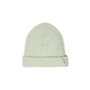 MUTS, Seersucker, silk, M:50-68, 0-6 m , boys/girls, groen, Beanie, uni/plooien, bolmodel/geboortemuts, katoen
