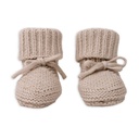 Lodger | Babyslofjes Slipper Knit Cotton Katoen Birch 0-6m