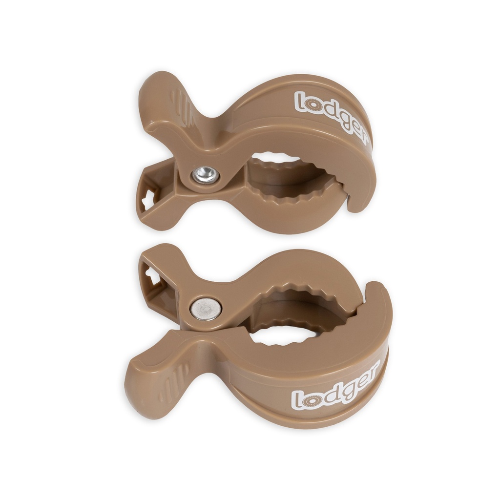 Lodger | Doekenklem Swaddle Clip Beige 2-pack