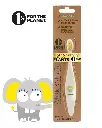 GEWONE TANDENBORSTEL, elephant, Bio Toothbrush, 100% afbreekbaar materiaal, 1 stuk(s), tandverzorging