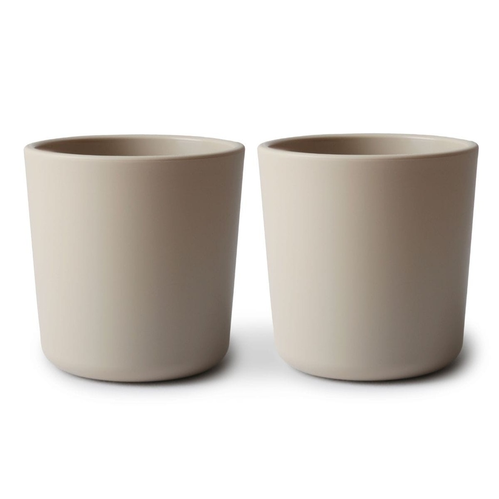 Mushie | Drinkbeker Cup Vanilla PP Ecru 2-pack