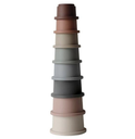 Mushie | Stapelpyramide Original Stacking Cups Kunststof +0m