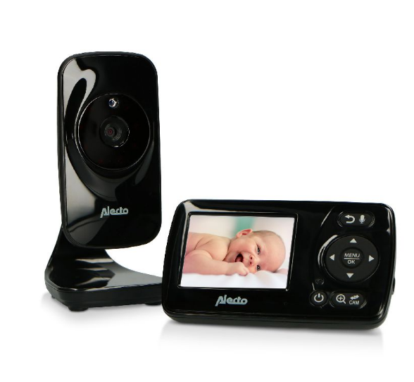 Alecto | Beeldbabyfoon DVM71BK Dect Eco zwart