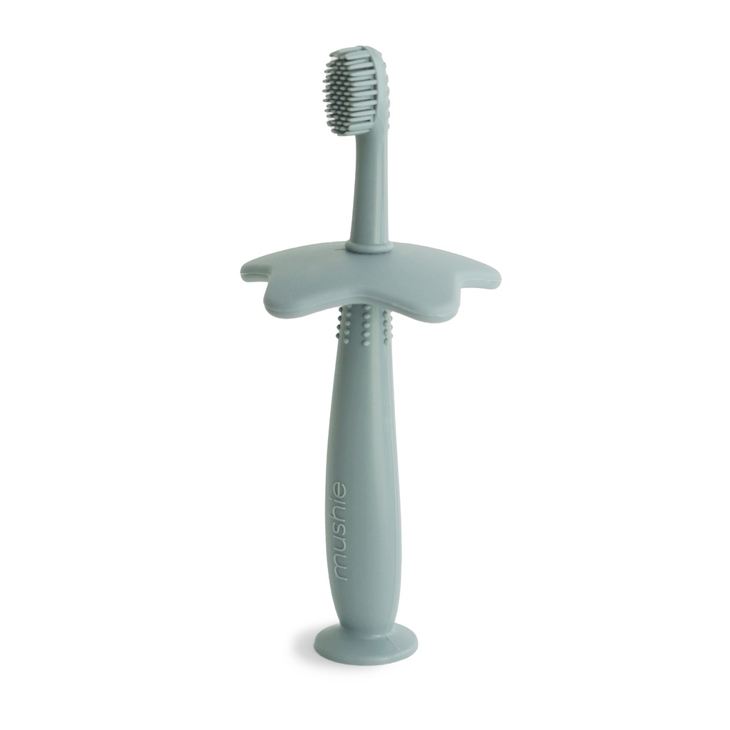 Mushie | Tandenborstel Star Cambridge Blue Siliconen Blauw  