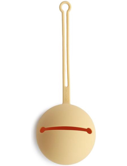 Mushie | Fopspeenhouder Silicone Daffodil 