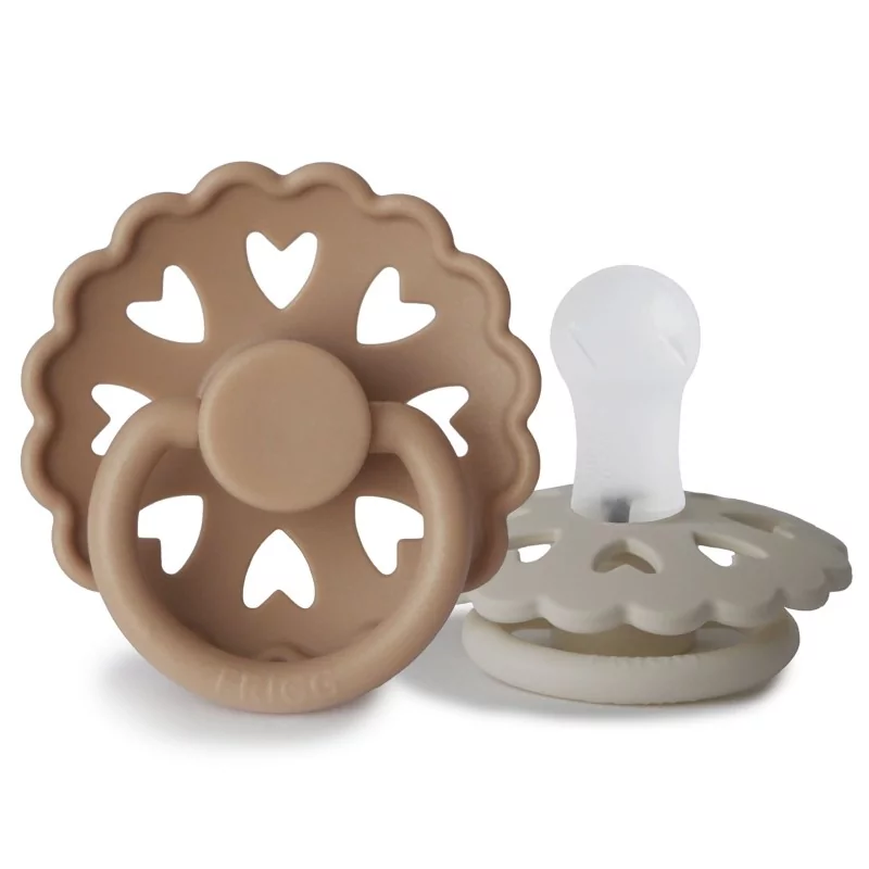 Frigg | Fopspeen Fairytale Ortho/Physio Silicone Duckling/Emperor T1 0-6 2-pack