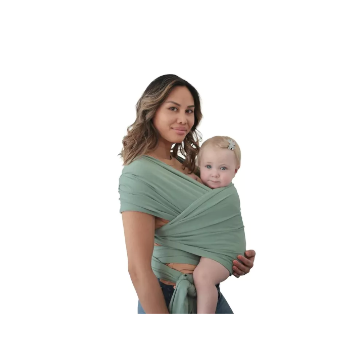 Mushie | Draagdoek Carrier Wrap Biologisch Katoen Cambridge Blue