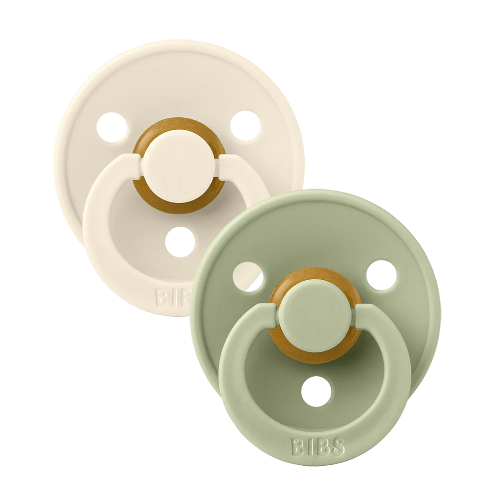 Bibs | Fopspeen Latex Anatomisch Ivory/Sage 6-18m T2 2-pack