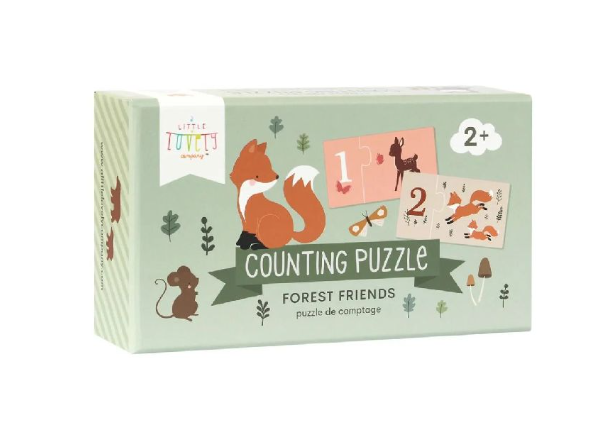 A little Lovely Company | Puzzel Counting Puzzel Bosvriendjes +24M