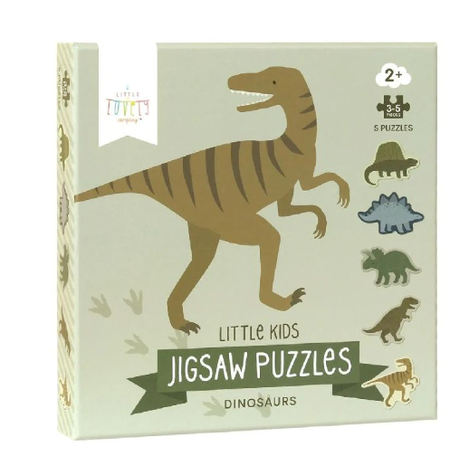 PUZZEL, Jigsaw Puzzles, dinosaurussen, multikleur, karton, vanaf 24 maanden