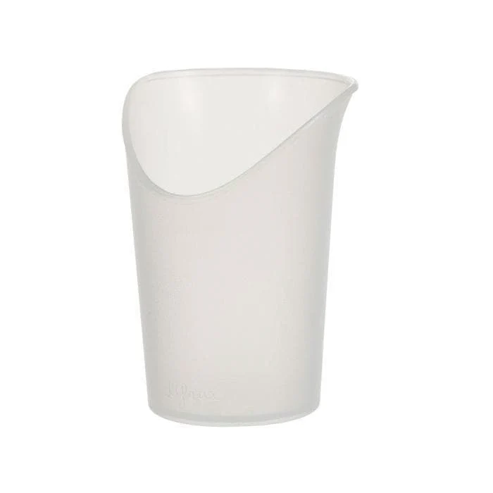 Difrax | Drinkbeker Oefenbeker met Neusuitsparing Wit 250ml