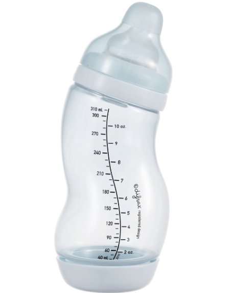 Difrax | Breedhalsfles/S-Fles Basic Wide Ice 310ml