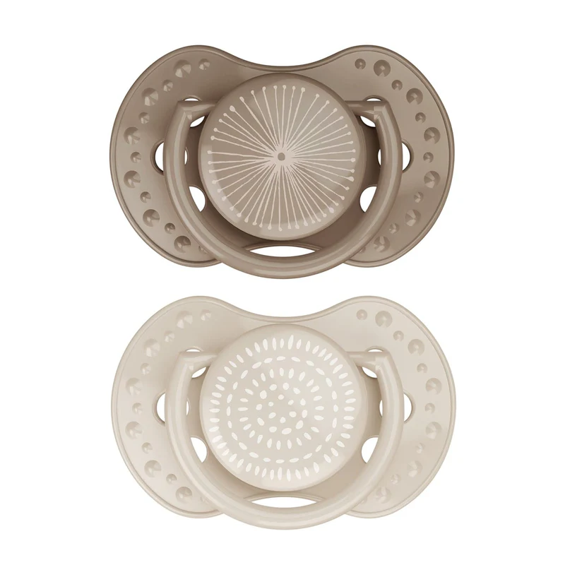 Difrax | Fopspeen Lovi Collection Harmony Ortho/Physio Creme/Light Brow Dynamic 6-18m