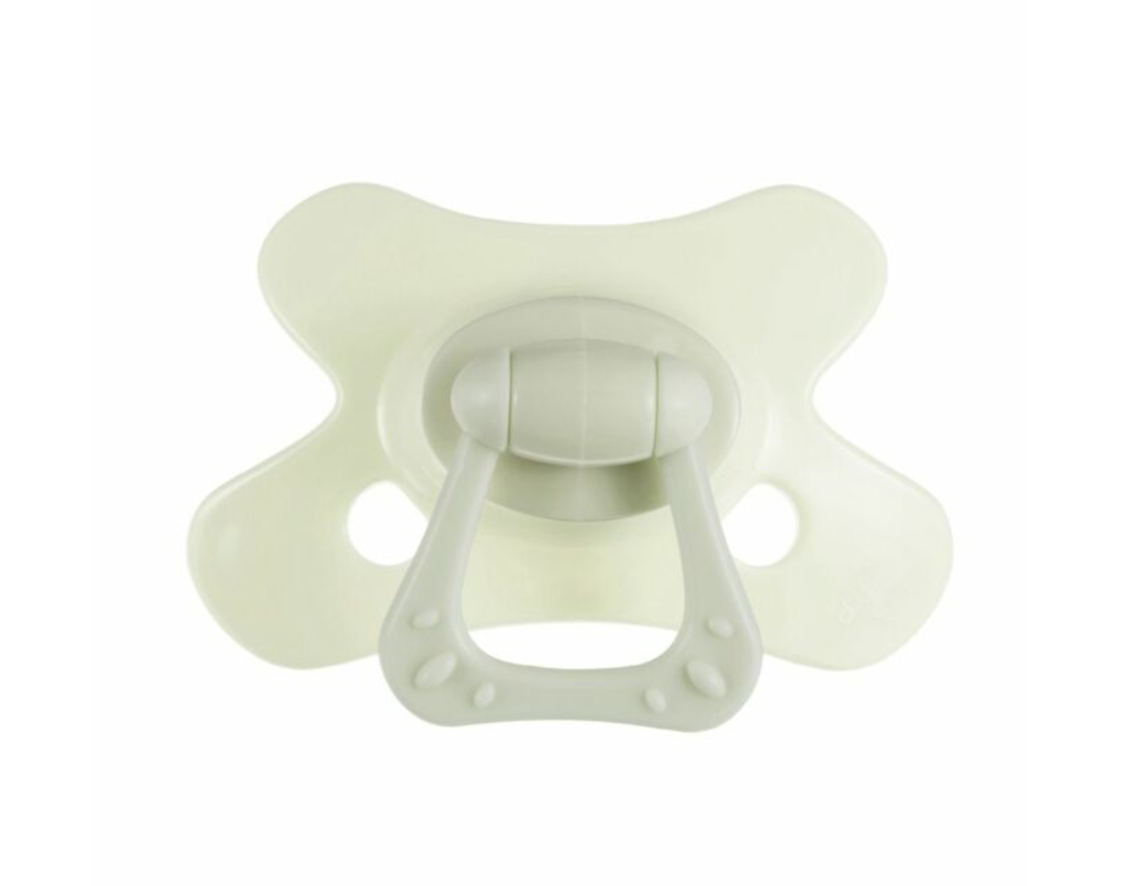 Difrax | Fopspeen Natural Special Edition Ortho/Physio Lime Emerald 12-18M