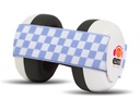 Em's for kids | Gehoorbescherming Baby Schelp Wit Hoofdband Wit-Blauw 