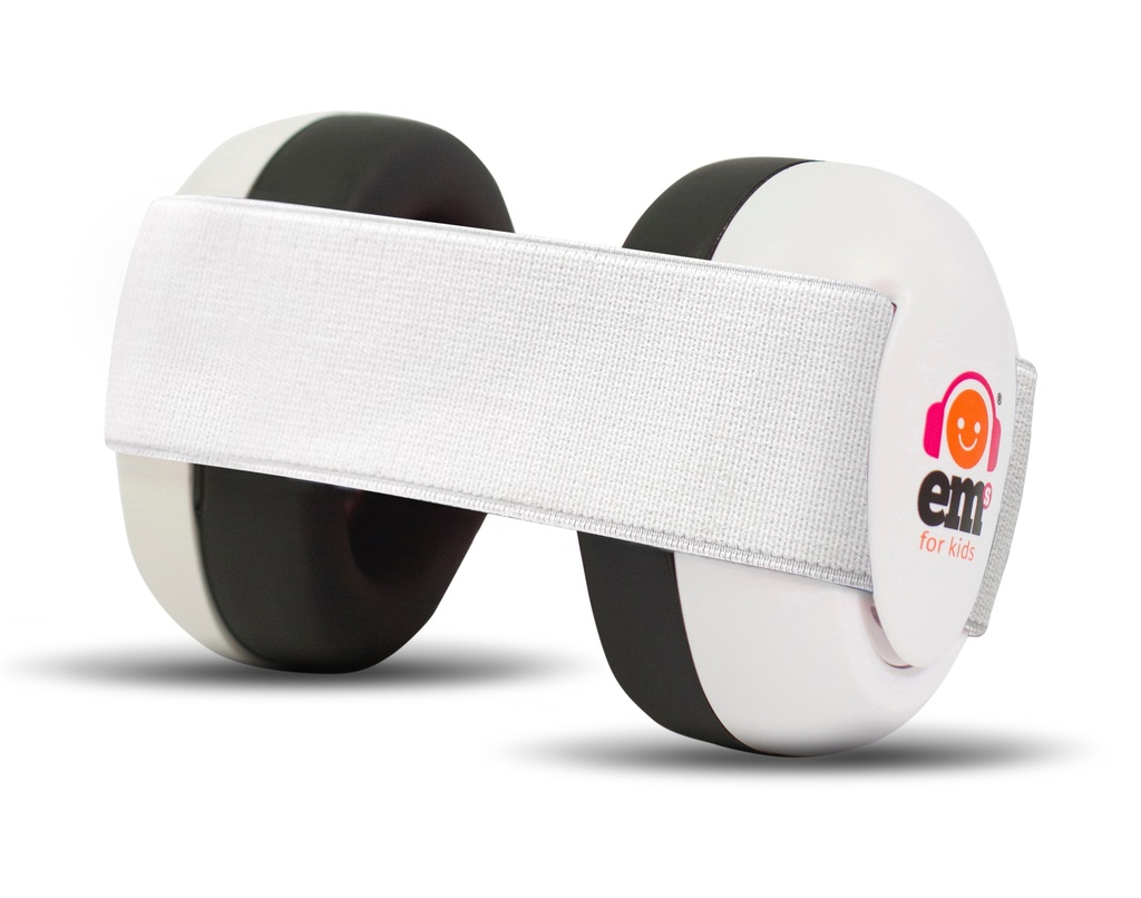 Em's for kids | Gehoorbescherming Baby Schelp Wit Hoofdband Wit 