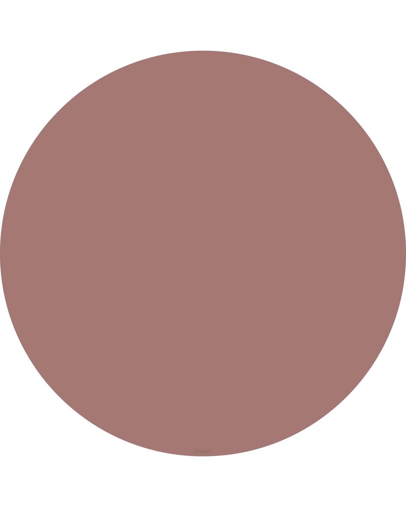 KNOEIMAT, Round Splash Mat, powder blush, roze, uni, rond model, vinyl, 0.1x110cm