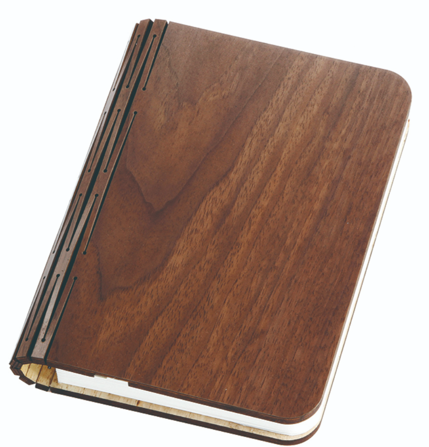 My Kelys | Nachtlamp Draadloos Led Lamp Book Small Wit/Bruin 