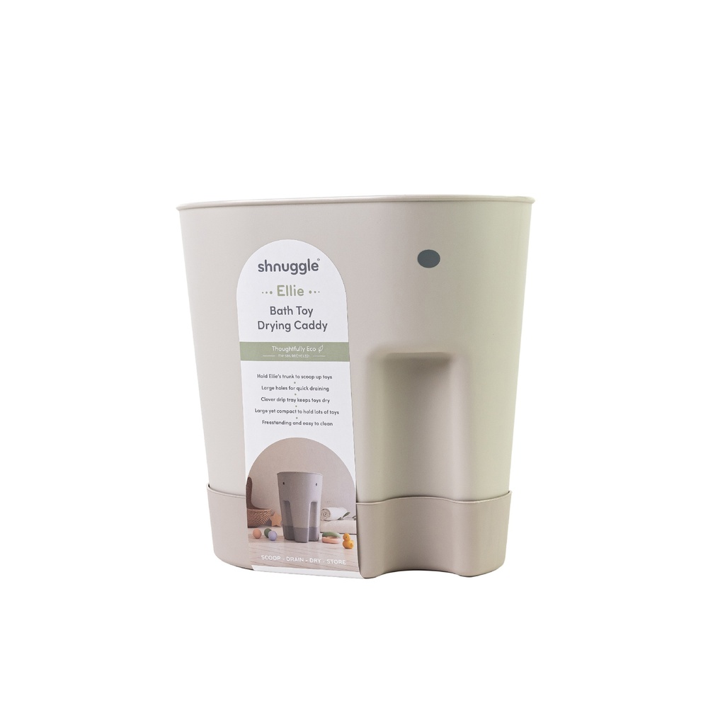 Shnuggle | Opberger vr Badspeelgoed Ellie Bath Toy Caddy Taupe 