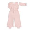 Bemini | Slaapzak Magic Bag Quilted Matelassé Jersey met Gordelopeningen 1.5TOG Blush 85cm