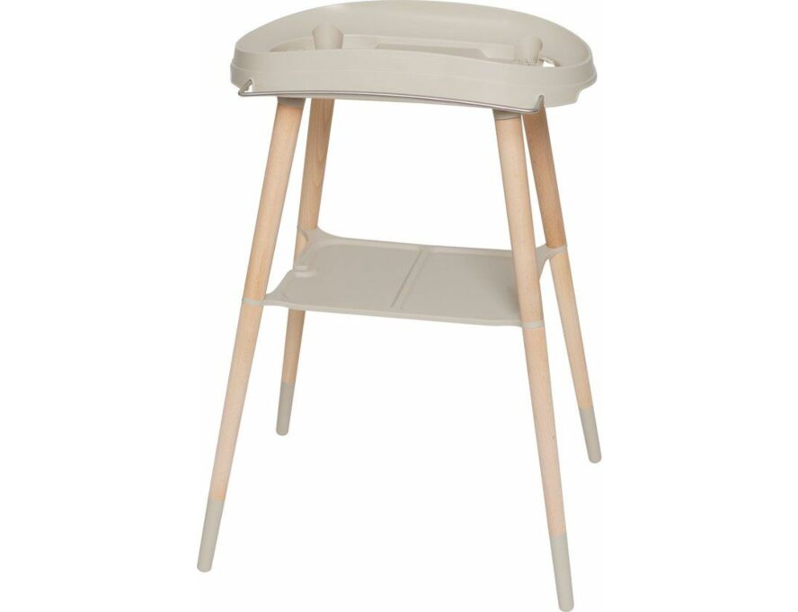 BADSTAANDER, Bath stand Sense, Taupe, voor babybad Bébé-Jou Baby bath Sense, kunststof/hout, BBJ