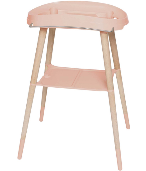 BADSTAANDER, Bath stand Sense, Pale Pink, voor babybad Bébé-Jou Baby bath Sense, kunststof/hout, BBJ, 2023